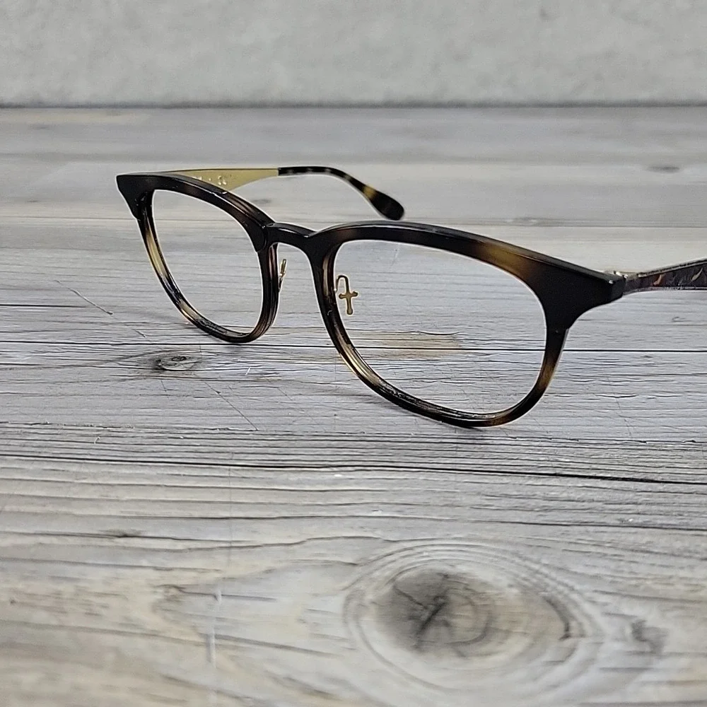 Ray Ban Eyeglasses RB7112 5683 53[]20 145mm Brown Full Rim Frames Only Tortoise